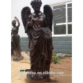 2018 bronze jardin Femme sculpture grandeur nature métal bronze ange figurines